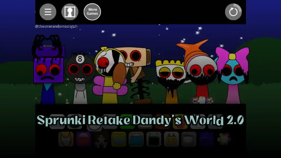 Sprunki Retake Dandy’s World 2.0